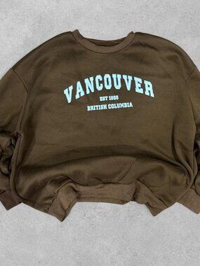 Women's Brown Sweatshirt Vancouver University